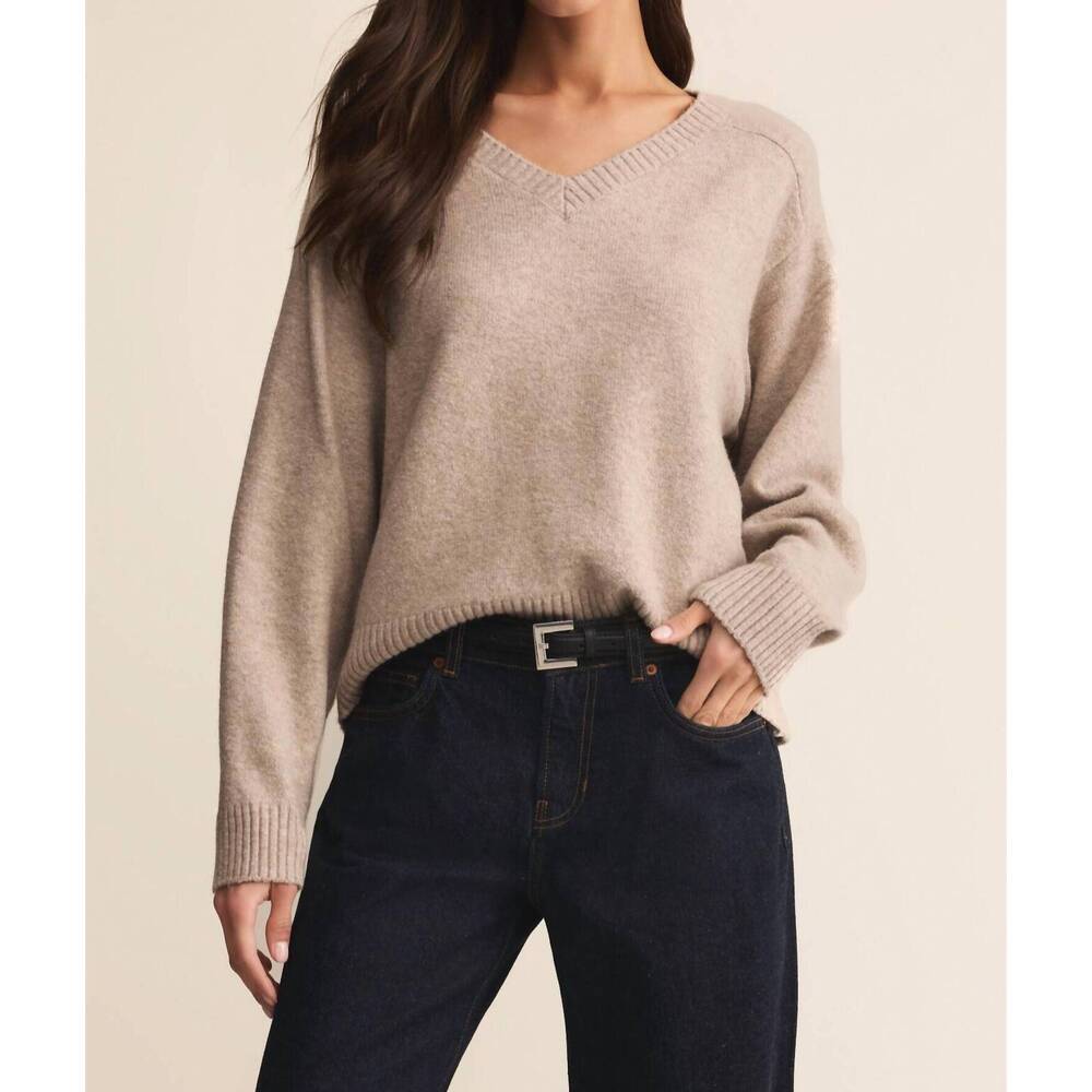 NEW Z SUPPLY eloise sweater in natural heather